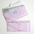 Church Offering/Tithe Donation Envelopes, Simple Design, Easy-Open Tab, Blank Designation Lines, Fits Bills & Checks, Visitor Card/Information Form, Malachi 3:10 KJV Verse - Burgundy - Package of 125