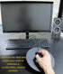 MOJO-HOME MOJO Beanbag Ergonomic Mousepad - Comfortable Mouse Pad for Sofa, Bed, Lap, Couch, and Anywhere Else (Black
