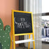 YENHOME Self Adhesive Yellow Bulletin Board Borders - 3"X590" Peel and Stick for Classroom Decor