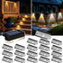 AUDERWIN Solar Deck Lights Outdoor 20 Packs, Solar Powered LED Step Lights