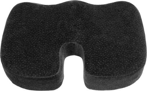 Aurora Health & Beauty Tailbone Memory Foam Seat Cushion for Office Chair, Car Seat & Desk, Butt Coccyx Cushion