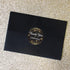 Black and Gold 40th Birthday Thank You Stickers, 1.75 in, 40 Labels