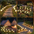 Grinsvalley 50LED 23FT 8 Mushroom Solar Lights for Garden Outdoor Solar Powered Garden String Lights Waterproof