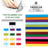 Pentalic Pocket Sketchbook: 3" x 4" Traveler Journal, 160 Pages, Black
