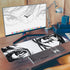 XL Large Gaming Mouse Pad for Desk - Non-Slip Water Resist Rubber Base, Stitched Edges, Desk Mat for Keyboard and Mouse