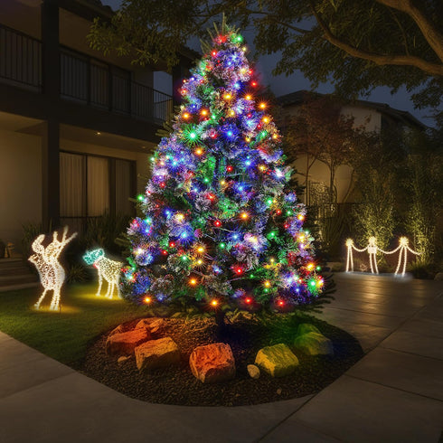 300 108FT 11 BlcTec Christmas Lights, LED UL Certified Color Changing Christmas Tree Lights with Remote, Modes, Timer