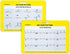 EKG 5 Card Set - Common Cardiac Rhythms Lead Placement Telemetry Cards for Nurses, EMTs, and Medical Students