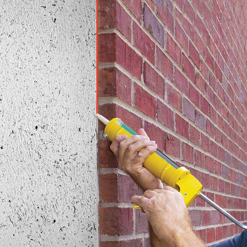Akfix P635 Construction Sealant, 10.4 oz, Gray, Waterproof and Fast Curing for Concrete and Wood