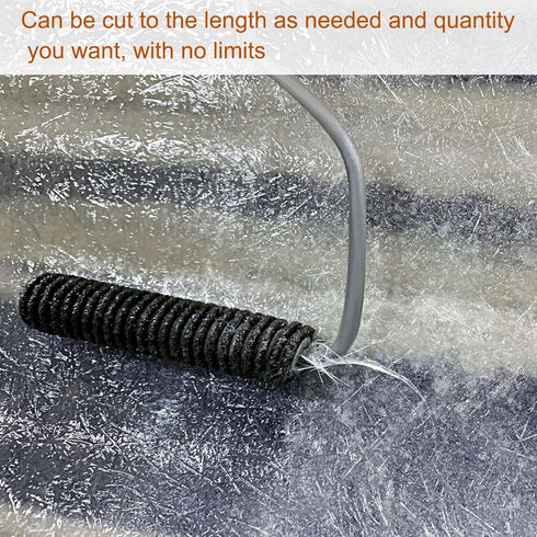 uxcell Chopped Fiberglass Strands, 5m Length Anti-Cracking Glass Fibers for Cement Mix in Building Walls and Floors