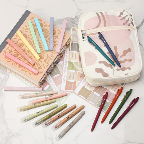 Mr. Pen Bible Journaling Kit, 24 PCS, No Bleed Highlighters and Pens, Bible Study Supplies, Journaling Kit