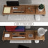 Natural Wood Desk Organizer - Multi-Compartment Wooden Caddy for Home, Office, Cubicle Accessories - Pencil Storage Tray