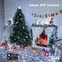66FT 200 Dimmable Brizled Smart Red Valentines Lights, LED Color Changing Christmas String Lights App & Voice Control