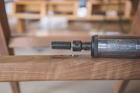 Kutzall Original Ball Nose Rotary Burr, 1/4" Shaft, Fine Wood Carving Bit for Bosch, DeWalt, Milwaukee