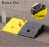 YYDS -2pcs,Protable Ramps,19.5" 10.5" 5) Curb Ramps,Plastic Lightweight Curb Ramp Threshold L x W Driveway Ramps