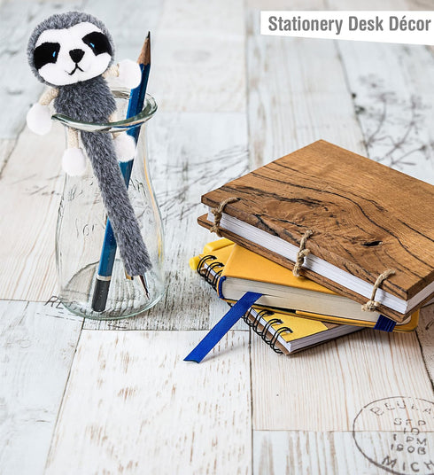 DolliBu Sloth Plush Pen Cute & Soft Stuffed Animal Ballpoint Novelty Pen Toy, Unique Writing Pen Instrument For Cool