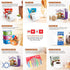 MESS Large Bin Labels for Storage Bins (50 6x4") - Removable Labels for Organizing, Craft Organization, Tote Moving