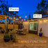 Dimmer 600W Dimmer 100FT IP65 Dimmer for Outdoor String Lights Outdoor Light Switch Plug with Remote, Dusk-to-Dawn