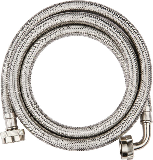 EFIELD Premium Washing Machine Hose, 6 Feet with 90 Degree Elbow, Burst Proof Water Supply Line
