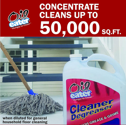 1 Oil Eater Original Gallon Cleaner, Degreaser - Dissolve Grease Oil and Heavy-Duty Stains Professional Strength