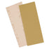 Dura-Gold Premium 1/2 Sheet Gold Sandpaper Sheets, 100 Grit (Box of 16) for Woodworking and Auto Paint