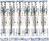 Zebra F-0.7 Black Ink Refill, for NuSpiral CC 0.7mm Ballpoint Pen, 6 Pack