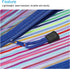 MECCANIXITY Mesh Zipper Pouches, A5 Colorful Pencil Case Storage Organizer, Blue Pack of 6
