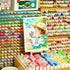 Ohuhu Bamboo Marker Organizer, Wooden Desktop Storage for 126 Markers, Pens, and Art Brushes