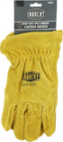IRONCAT 9405 Grain Split Driver Glove, Large, Split Cowhide Leather, 1 Pair, Elastic Wrist
