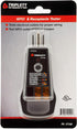 Triplett ET100 GFCI Outlet/Receptacle Tester with 5 Visual Indicators