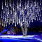 Kwaiffeo Christmas Lights Outdoor, 8 Tubes Meteor Shower Lights LED Snow Falling
