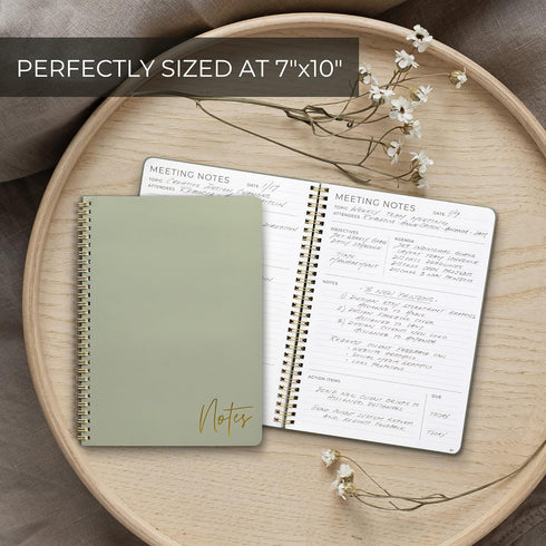 Beautiful Meeting Notebook for Work Organization - Perfect Office Planner Supplies for Women & Men