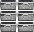 EasyPAG 6 Pockets Mesh Wall File Holder, Hanging File Folder Organizer for Home and Office, Black