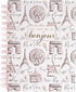 Graphique Medium Vegan Leather Spiral Journal - Meet Me in Paris, 192 Lined Pages, 6" x 8"