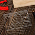 ACCZIO Elliptic Inlay Router Jig Template Tool Oval Key Inlay Decorative Templates for Woodworking Router