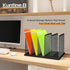 Kuntine.B 2 Pack Desk File Organizer, 5 Upright Mesh Desktop Sorter for Home, Office, and Classroom