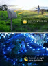 39FT 100 8 Brightown Solar String Lights Outdoor, LED Rope Lights Solar Powered with Lighting Modes, Waterproof Solar