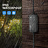 Dimmer 600W Dimmer 100FT IP65 Dimmer for Outdoor String Lights Outdoor Light Switch Plug with Remote, Dusk-to-Dawn