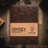 Odyssey Notebook Journal for Men, A5 Size with Lined Pages, 100 GSM Thick Kraft Paper, Brown Leather