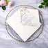 PONATIA 50PCS A7 Thick Shiny Ivory Envelopes, 5.25 x 7.5'' for Invitations, Perfect for 5x7'' Weddings, Christmas Gift