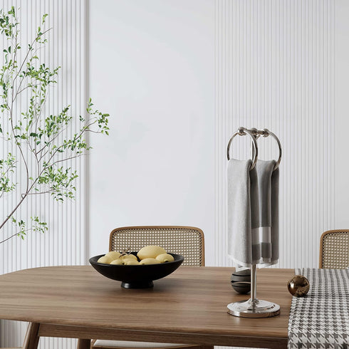 Countertops 2 Rings?17" BGL Fingertip Towel Holder Stand Hand Towel Ring for Bathroom or Kitchen Vanity to Store Hand