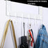 WEBI Over The Door Hook - Towel Rack and Coat Hanger for Bathroom, 2 Packs, White