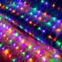 AWQ 200 9.8ft 6.6ft 8 LED x String Net Mesh Lights Modes for Christmas Wedding Party Home Garden Lawn Bushes Indoor