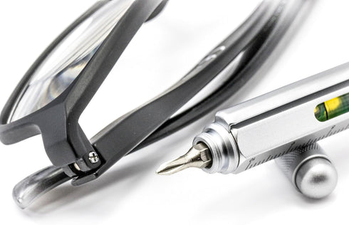 Troika Construction Ballpoint Pen in Silver (PIP20SI)