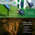 2 Pack 144ft 400 8 woohaha Solar Outdoor String Lights,Total LED Solar Christmas Lights with Remote and Timer, Modes