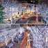 2Pack 500LED 180FT 8 IP65 Upgrade Solar String Lights for Outside, Solar Christmas String Lights Outdoor with Modes