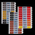 EEEEE 1W 30 Values 300pcs Metal Film Resistor Assortment Kit with 1% Individual Compartment Electrical Industrial