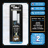 VersaChalk White Chalkboard Chalk Markers, Wet Erase Dustless Chalk Ink Paint Marker for Blackboard, Dry Erase White