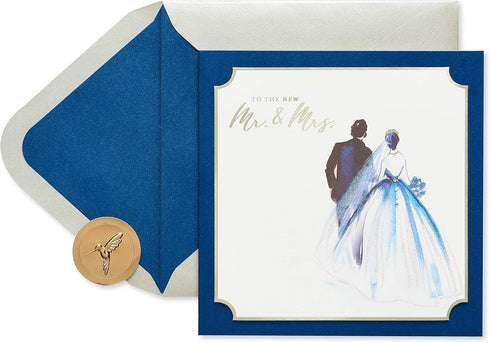 Papyrus Wedding Card for Couple, The New Mr. and Mrs.