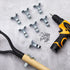 Zonon 30 Closet Pcs Heavy Duty Spring Clips Clamp Tool Hanger Spring Clamps Garage Wall Organizer for Tools Rakes