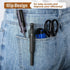 Hiboom 3 Pack Carpenter Pencils Set, 24 Refills, Mechanical Pencil with Built-in Sharpener for Woodworking